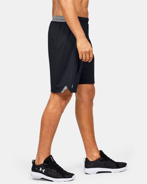 Men's UA Locker 9" Shorts, Black, pdpMainDesktop image number 2